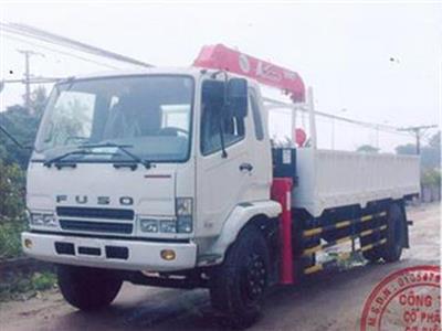 Xe tải mitsubisi FUSO FIGHTER 16SL(FM657N) gắn cẩu Unic 3 tấn 3 đoạn URV343