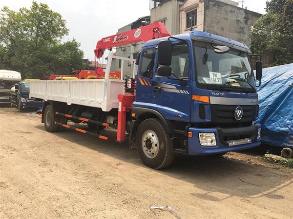 Bán xe tải Thaco Auman C160 gắn cẩu UNIC 5 tấn 4 đốt URV554 giá rẻ tại Hà Nội - 2