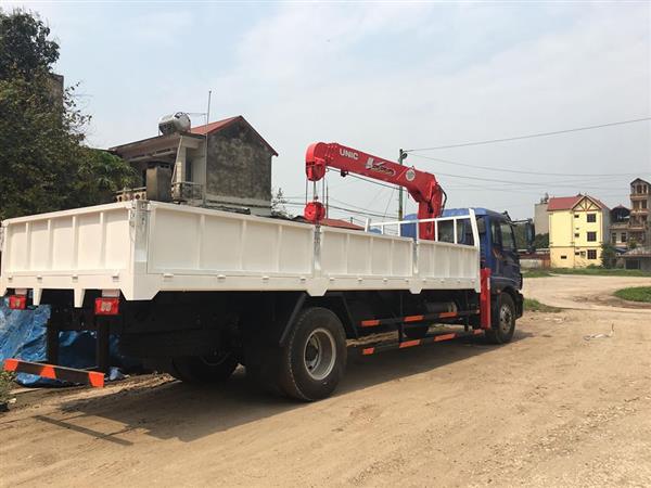 Bán xe tải Thaco Auman C160 gắn cẩu UNIC 5 tấn 4 đốt URV554 giá rẻ tại Hà Nội - 3