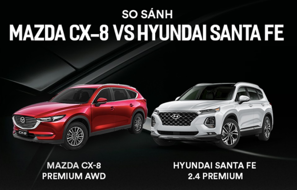 Mazda CX-8 vs Hyundai Santa Fe: Cuộc đấu xe 7 chỗ hấp dẫn nhất hiện nay 2