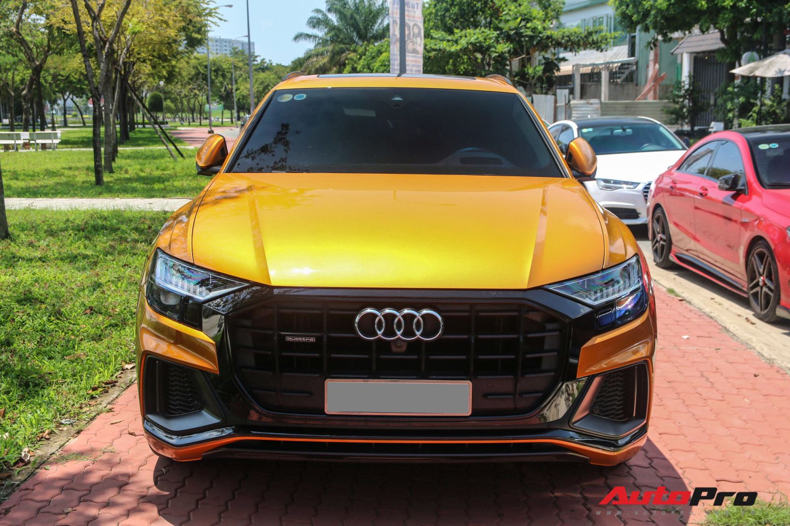 Ngắm Audi Q8 màu cam độc nhất Việt Nam với gói ngoại thất ngàn đô 3
